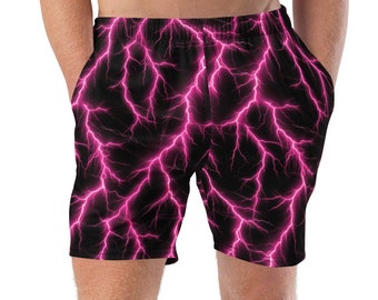 Elektrische Herren-Rave-Shorts, Plus-Size-Herren-Rave-Outfit, Herren-Rave-Outfit, Herren-Rave-Kleidung, Festival-Outfit, Herren-Rave-Set