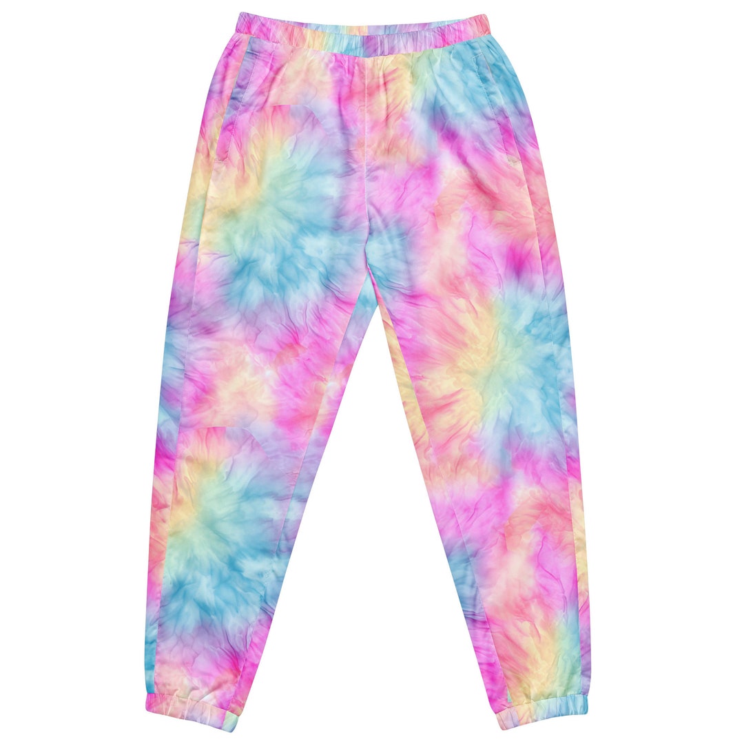 Tie Dye Rave Jogger Pants, Rave Outfit Set Women Rave Bottoms, Festival ...