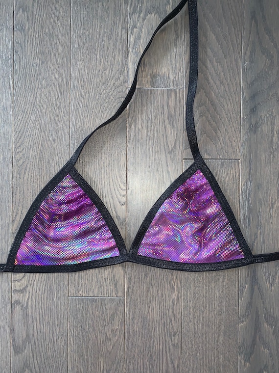 holographic bralette