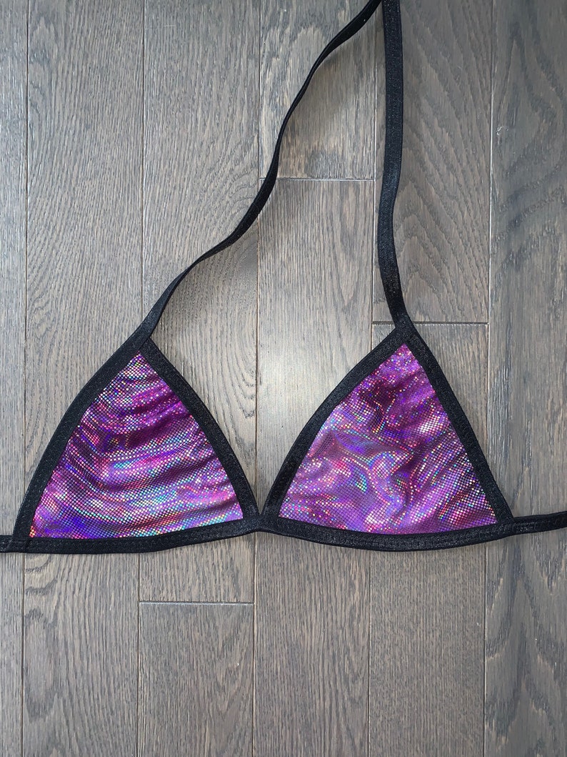holographic bralette