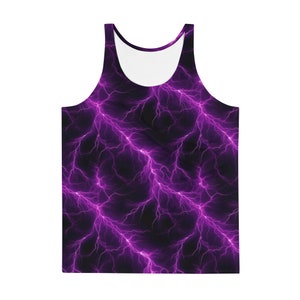 Electric Men&#39;s rave tank top, plus size mens rave outfit set, mens rave clothing plus size, festival outfit, mens rave top, mens rave shirt