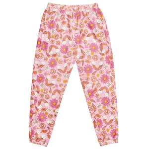 Pink Rave Joggers, Rave bottoms, rave outfit women, rave outfit men, festival outfit, festival bottoms, plus size rave wear, rave pants