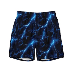 Electric Men&#39;s rave shorts, mens rave outfit, mens rave clothing, festival outfit, mens rave set, plus size mens rave outfit