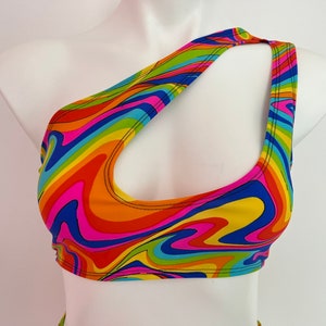 RAVE TOP ONLY, bra top, rave outfit, sports bra, rave tank top, checkered top, checkered clothing, rave clothing, rave wear, bikini top