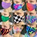 Face mask, Holographic face mask, rave mask, fashion mask, dust mask, sugical mask, rave accessory, rave outfit, burning man mask, bandana 