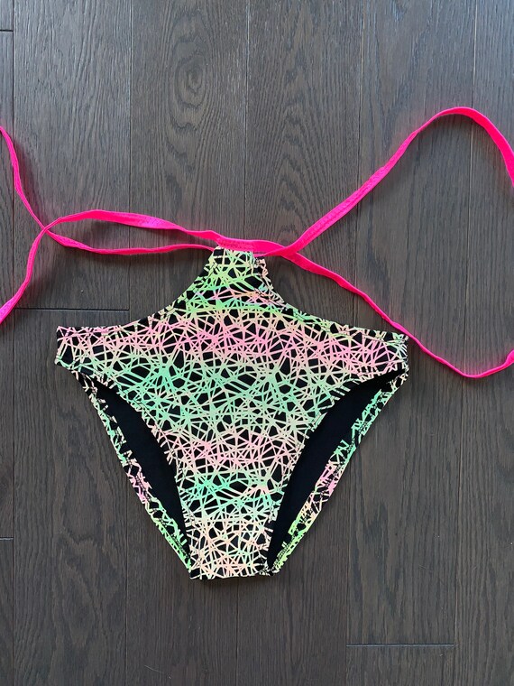 Rave Bottoms Reflective Rave Bottoms Tie up Bottoms Etsy