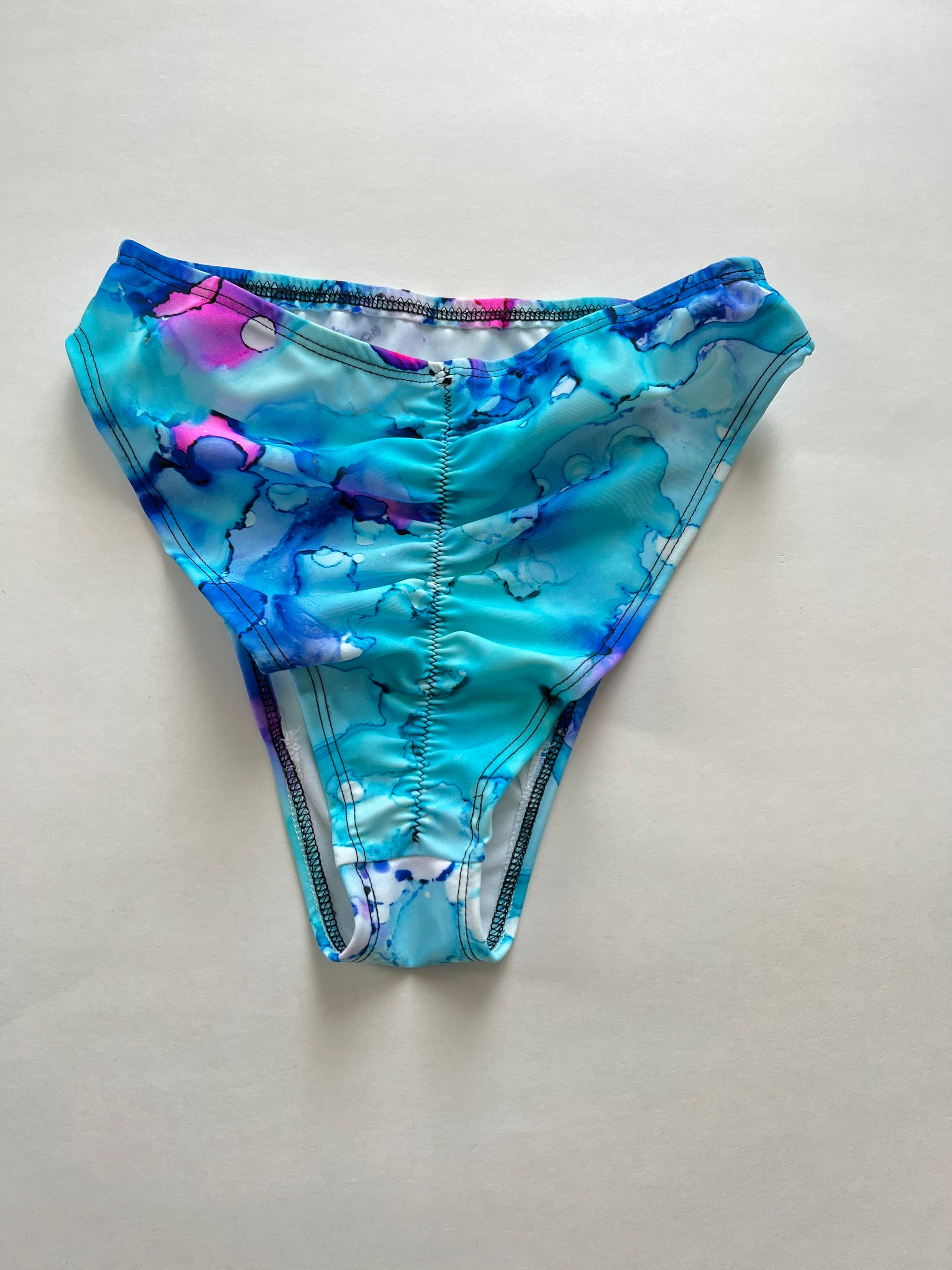 Lacy Bow Lace Swimwear - Coral Blue Lace Bikini – Cynababy