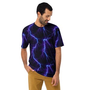 Electric Men&#39;s rave tshirt, mens plus size rave outfit set, mens rave outfit, mens rave clothing, festival outfit, mens rave shirt