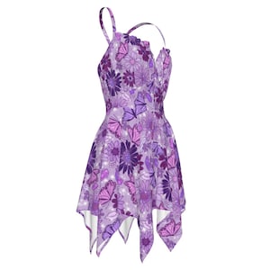 Purple Fairy Rave Outfit Dress, Rave outfit women, Rave and festival Wear, Fairy rave wear, fairycore outfit
