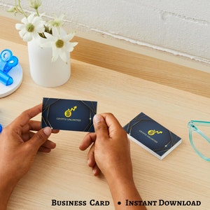 Modern Business Card Template | Business Card Template | Editable Business Card Template | DIY Calling Card | Instant Download.
