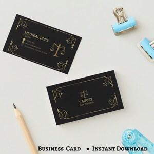 Business Card Template | Editable Business Card Template | Modern Business Card Template | DIY Calling Card | Instant Download.