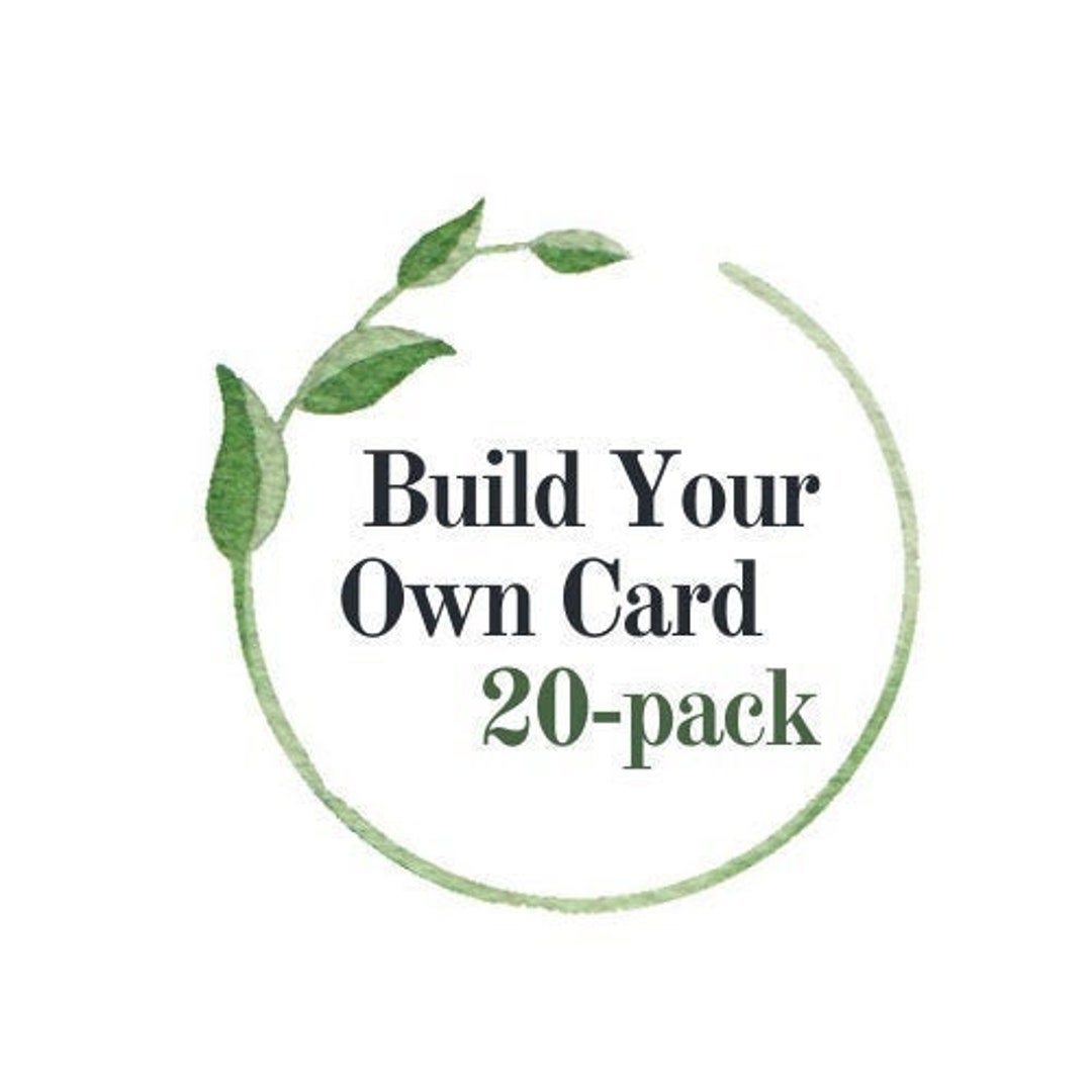 Build Your Own Card Pack 20 Cards Etsy
