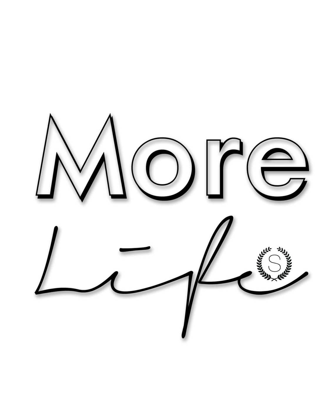 More Life More Life Print Drake Inspired Drizzy 8x10 Etsy