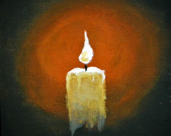 CANDLE LIGHT Painting Etsy
