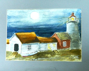 MONHEGAN ISLAND Painting