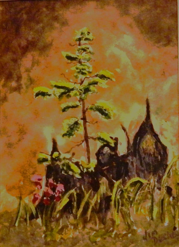NEW BEGININGS  Inspirational painting