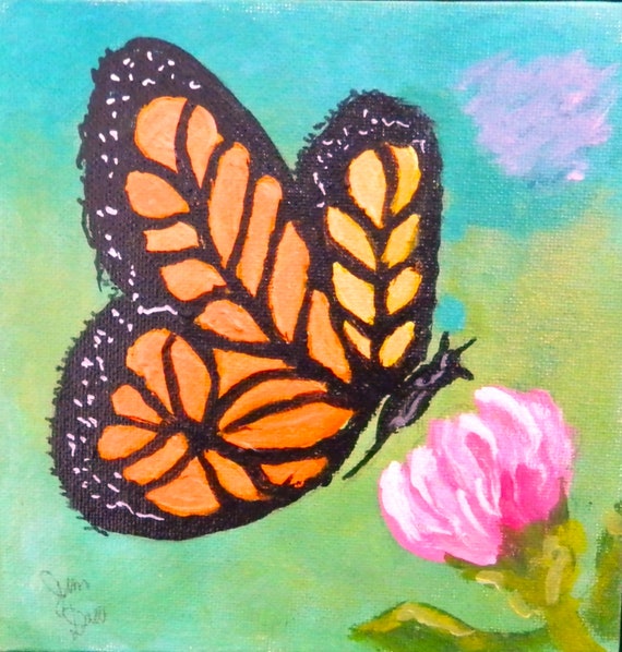 MONARCH BUTTERFLY Painting