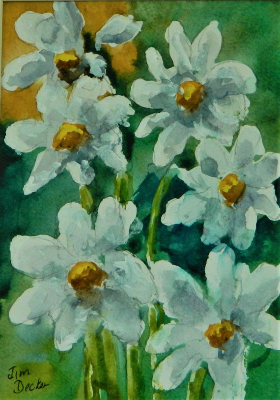 DAISY FLOWER Painting  { A  Daisy A Day  }