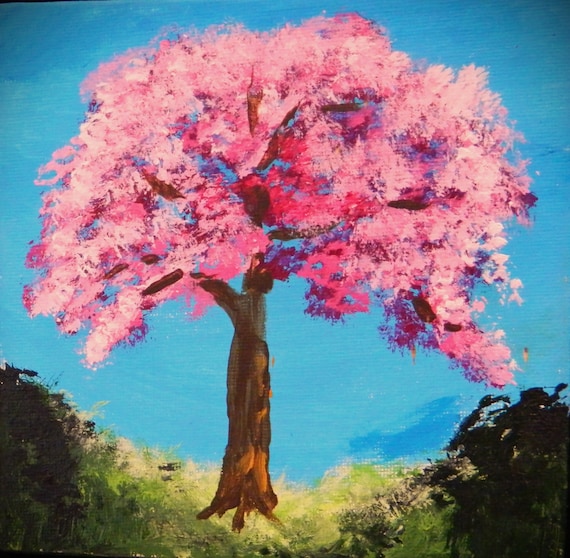 CHERRY BLOSSOM TREE  Painting