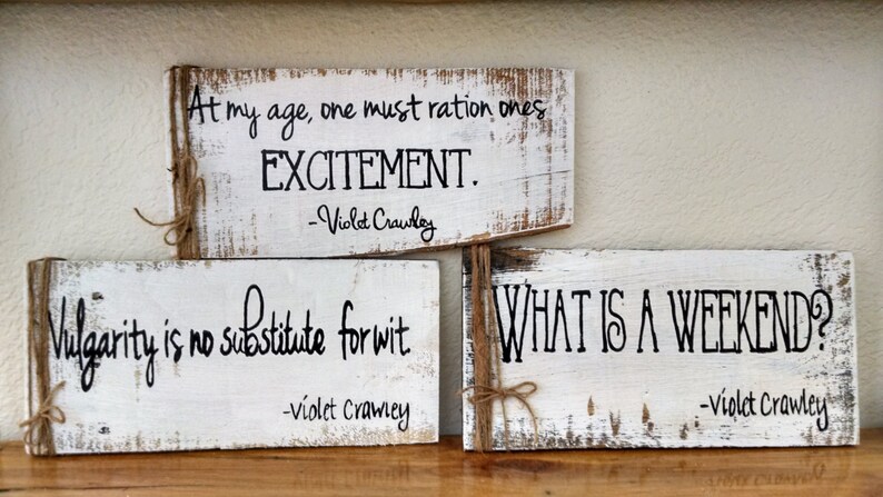 Handmade Pallet Art Wall Hanging Downton Abbey Inspired Etsy