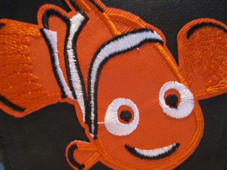 BLACK LEATHER Fanny Pack 9x6 with Nemo