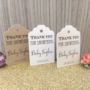 MINI TAG - Thank you for showering