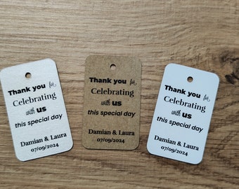 MINI TAG - Thank You For Celebrating With Us