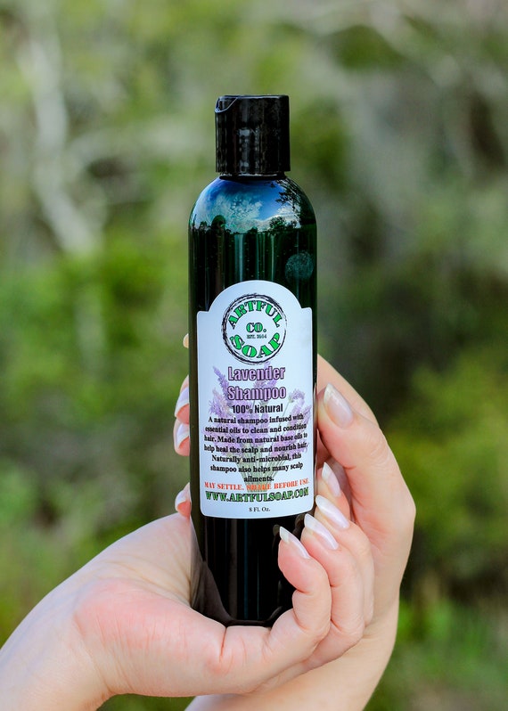 Lavender Shampoo Lavender Oil Shampoo 100 Natural Etsy