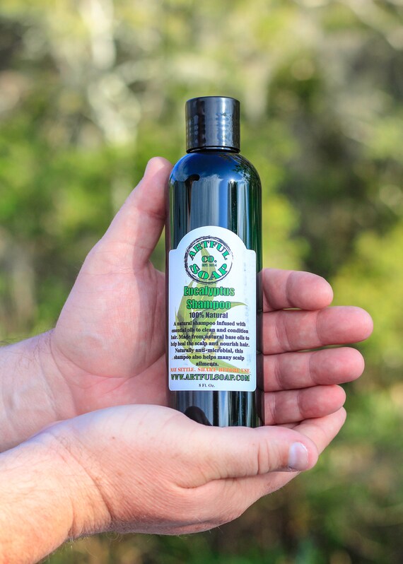 Eucalyptus Shampoo Eucalyptus Oil Shampoo 100 Natural Etsy