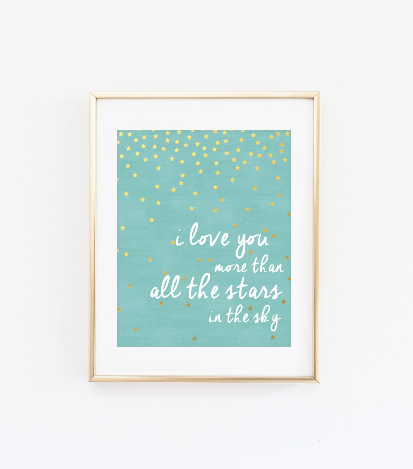Nursery Wall Art I Love You More Than All The Stars In The Sky Etsy Nursery Wall Art I Love You More Than All The Stars In The Sky Etsy