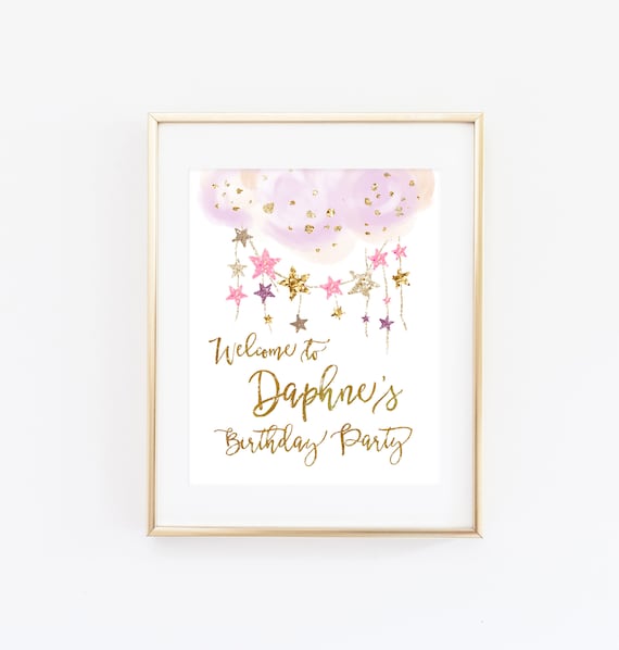 twinkle twinkle little star welcome sign