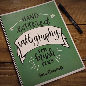 Printable Hand Lettered Workbook (22 pages)