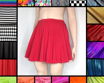 15 Inch Skater Mini Skirt Short Plus Size Skirt
