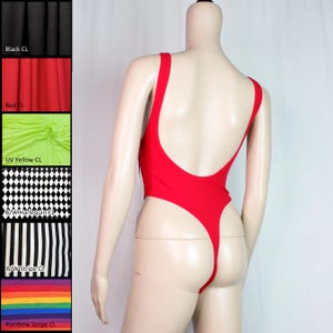 Fire Play Bodysuit Cotton Leotard 90s Bodysuit High Cut Thong Leotard Burner Fashion Fire Spinning Wear Circus Bodysuit High Leg Leotard