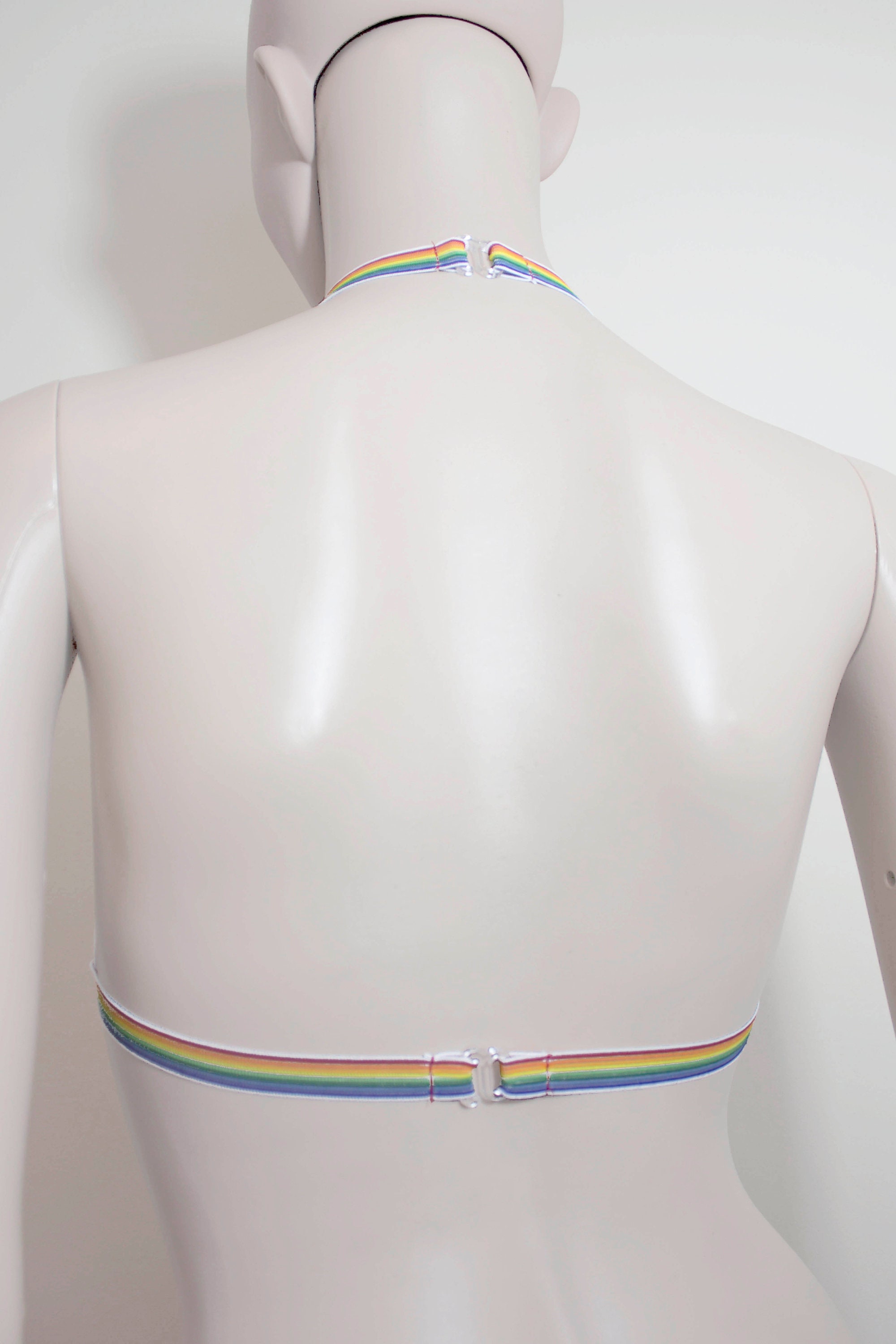 Elaine Body Harness Top Cage Harness Strappy Bralette Choker Etsy