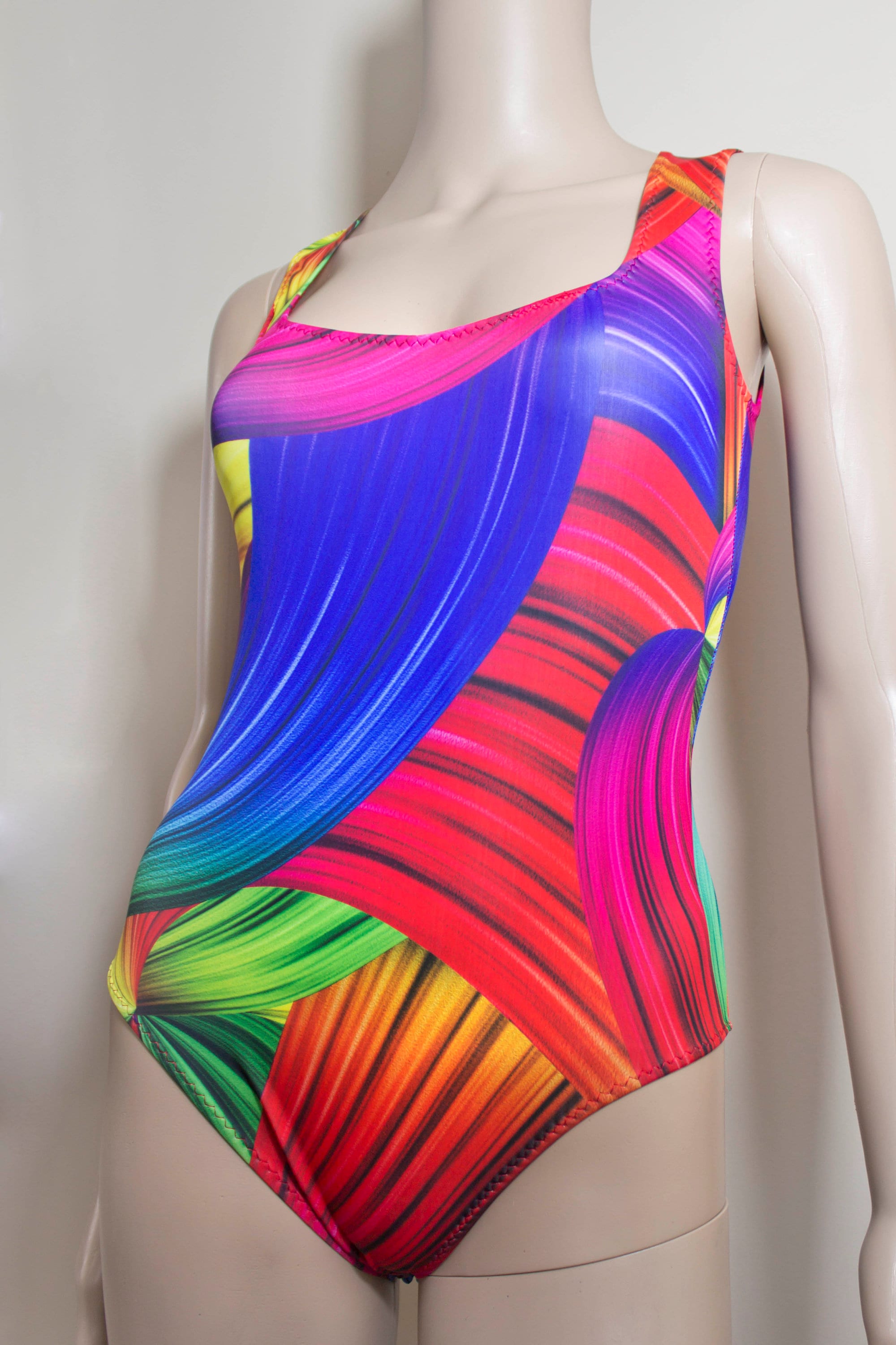 Rainbow Bodysuit Cheeky Leotard Pride Festival Bodysuit Etsy