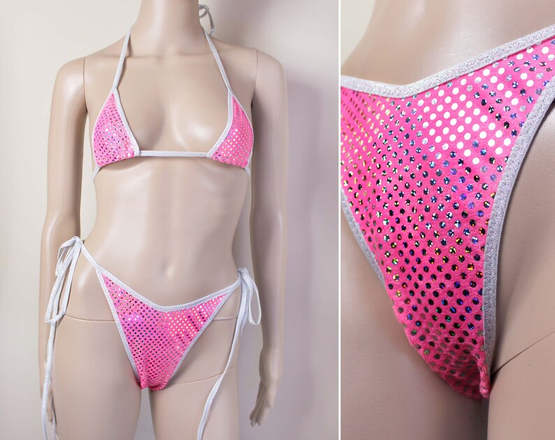 pink sequin 2 piece set