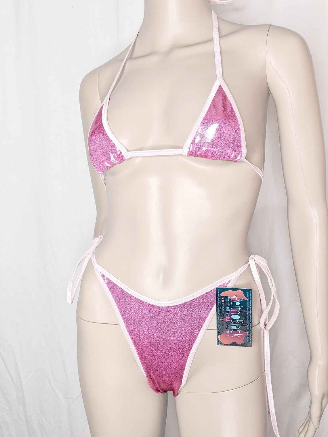 Pastel Bikini String Bikini Plus Size Micro Bikini High Cut Etsy