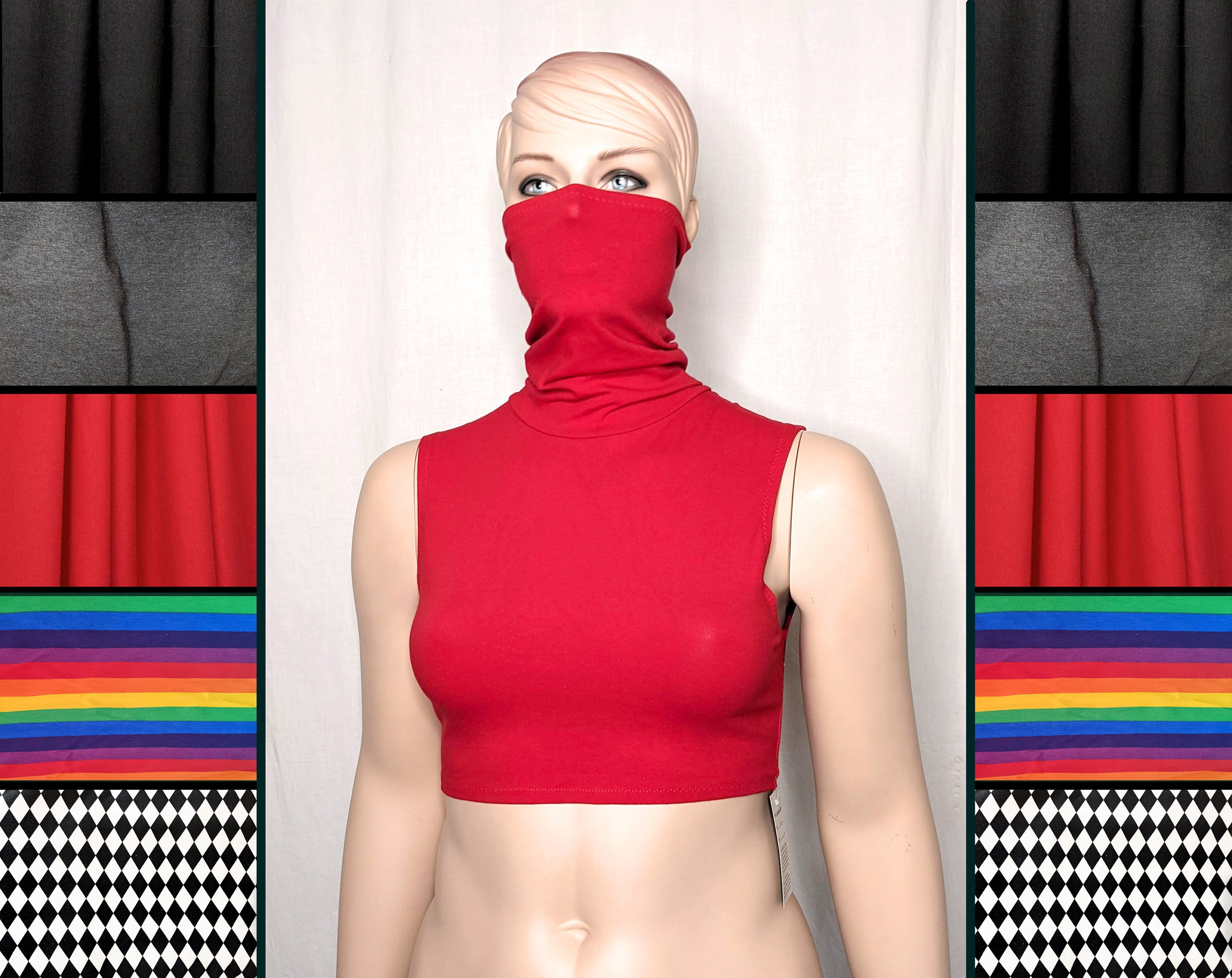 Red Turtleneck Top Etsy Singapore