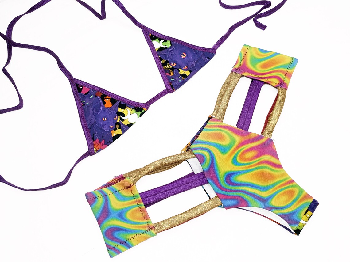 Skimpy Shorts Outfits Alien Stripper Outfit Witchy Gogo Outfit Etsy