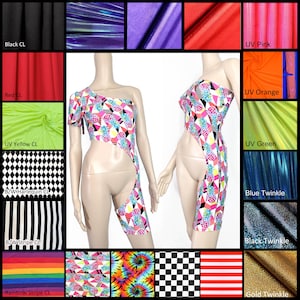 Asymmetrical One Leg One Arm Catsuit Circus Clothing Cotton Catsuit Aerial Catsuit Short Sleeve Bodysuit Extreme Cutout Catusuit