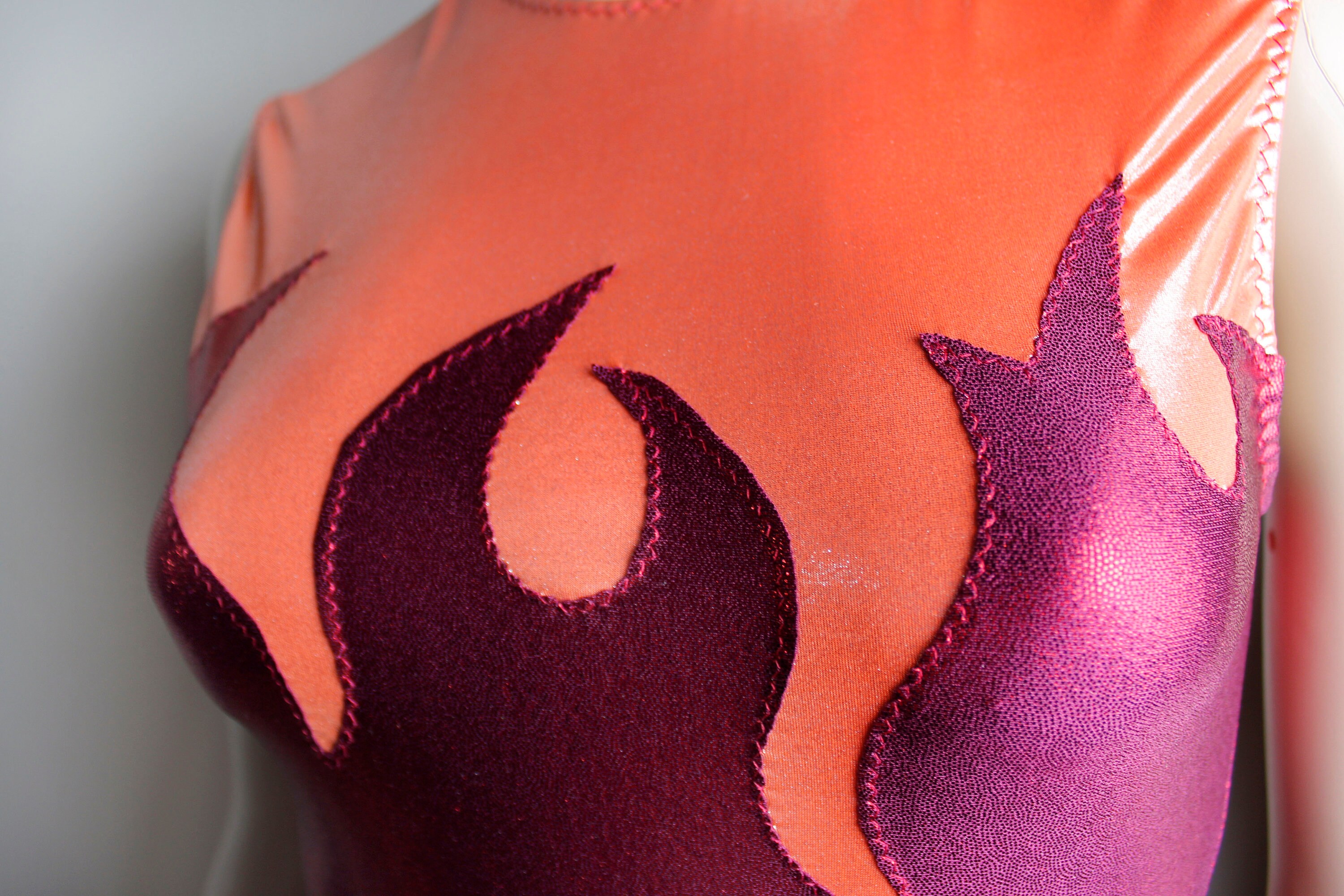 Flame Jumpsuit Women’s Halloween Costume