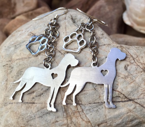 great dane earrings