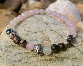 Love gemstone mala bracelet