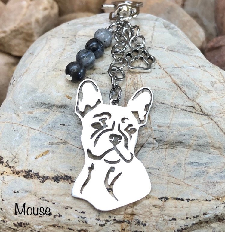 This French Bulldog bag charm is too cute