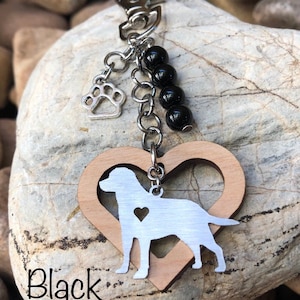 Llavero de perro labrador, Recuerdo de mascota, Llavero de mascota, Colgante de bolso de mascota, Joyería de labrador, Amante de los perros, Joyería de perro, Llavero de perro, Madera