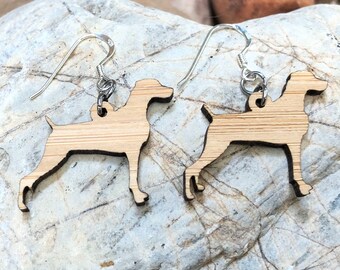 Weimaraner dog earrings, stainless steel lasercut drop earrings jewelry, weimaraner dog jewellery, Christmas gift