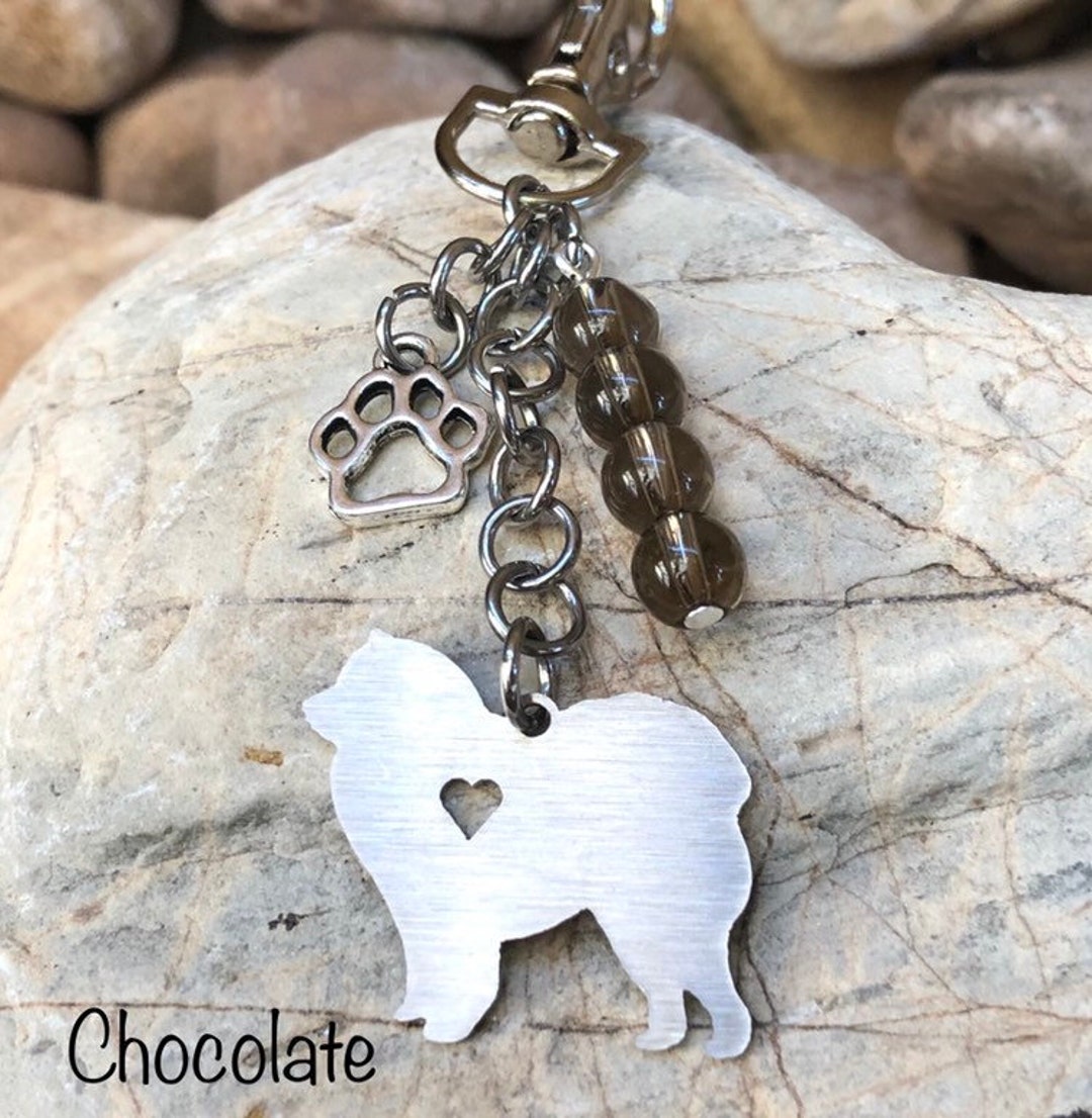 Chow Chow Gemstone Key Chain Dog Keychain Bag Charm Chow Etsy