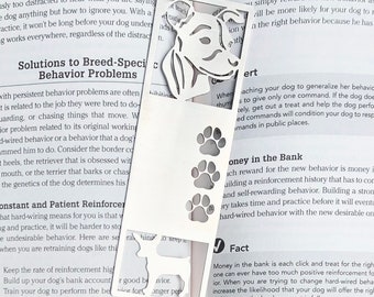 Taco Terrier stainless steel bookmark, dog bookmark, terrier dog gift, lasercut stainless steel book mark, Christmas