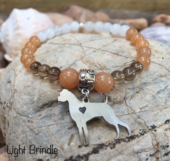 Boxer dog bracelet hotsell